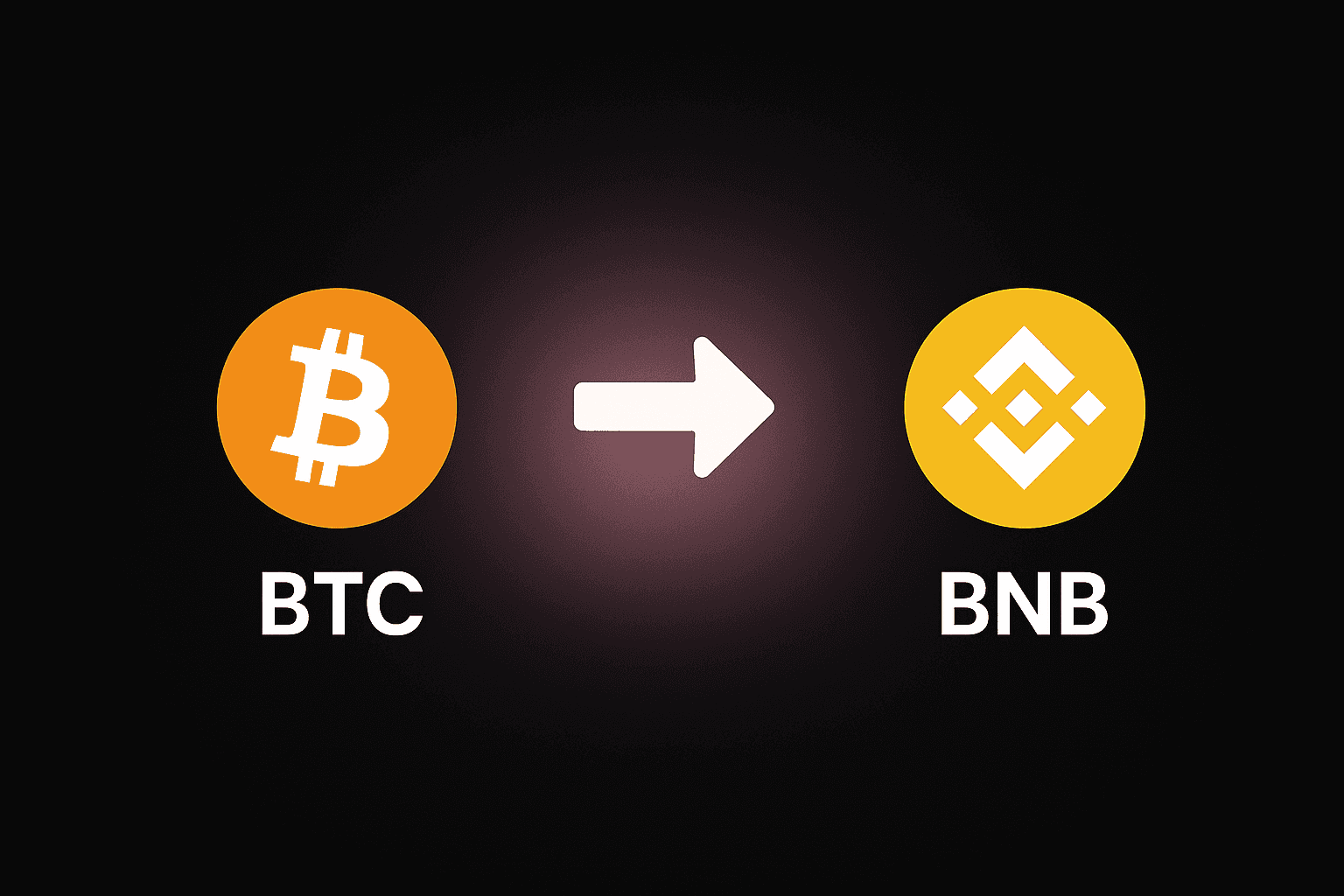 How to convert BTC to BNB without KYC