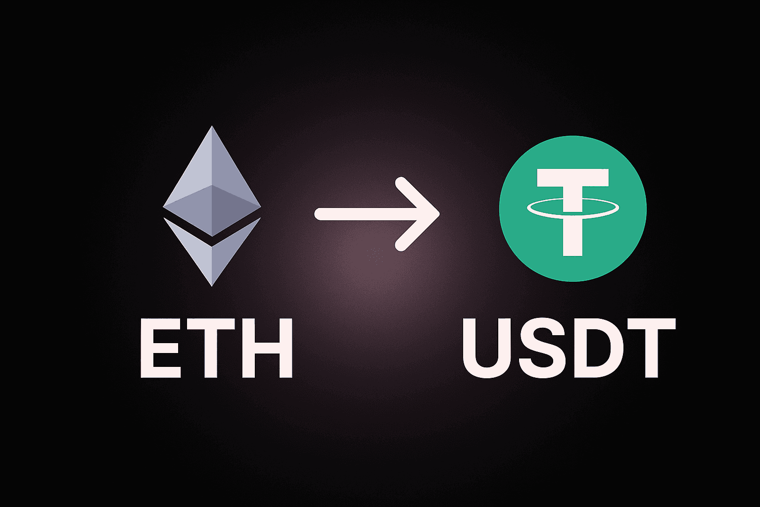 How to convert ETH to USDT without KYC