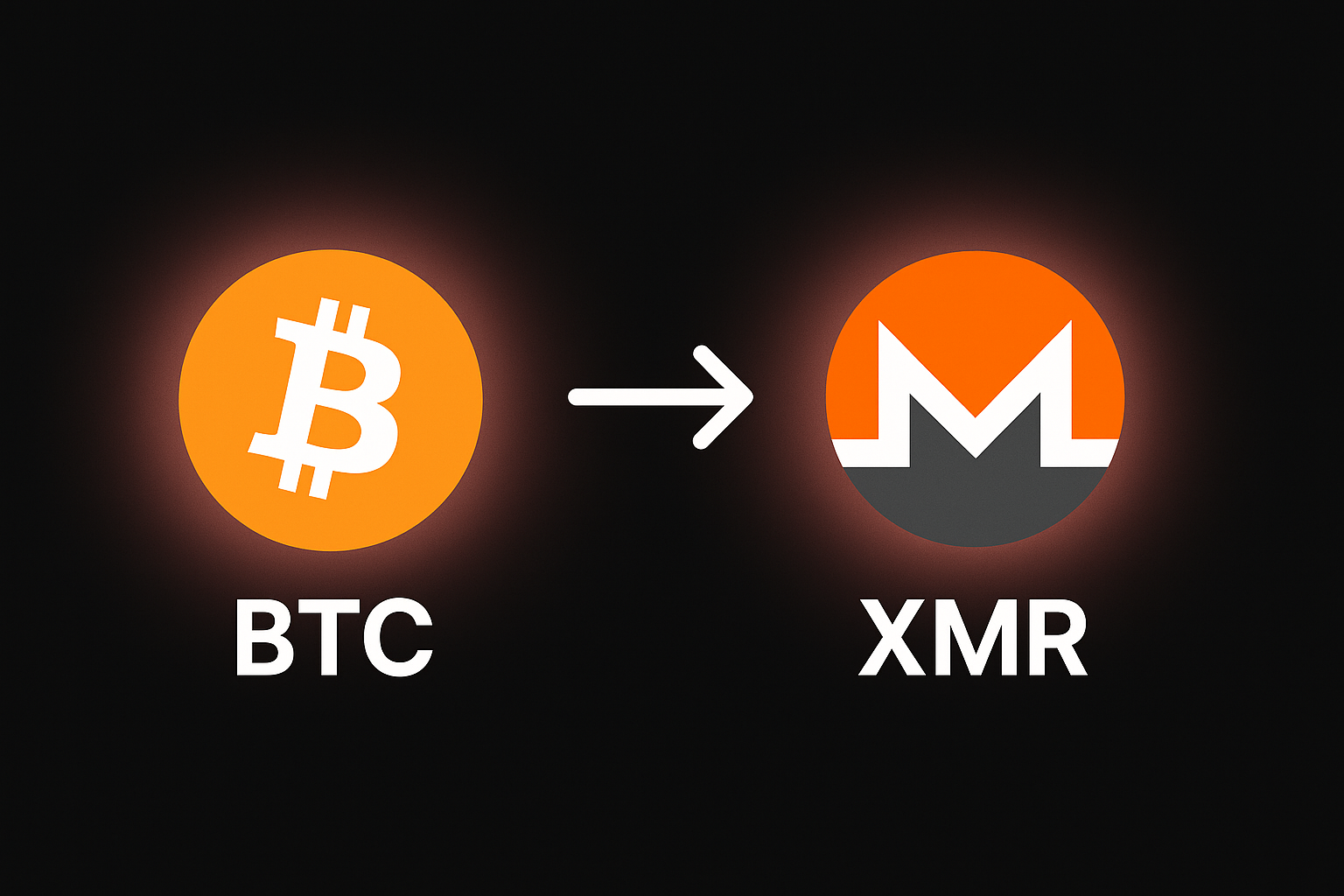 Cómo convertir BTC a XMR sin KYC