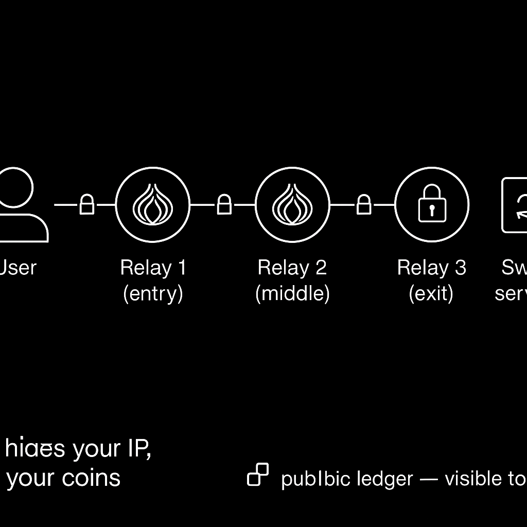 How to swap crypto over Tor safely
