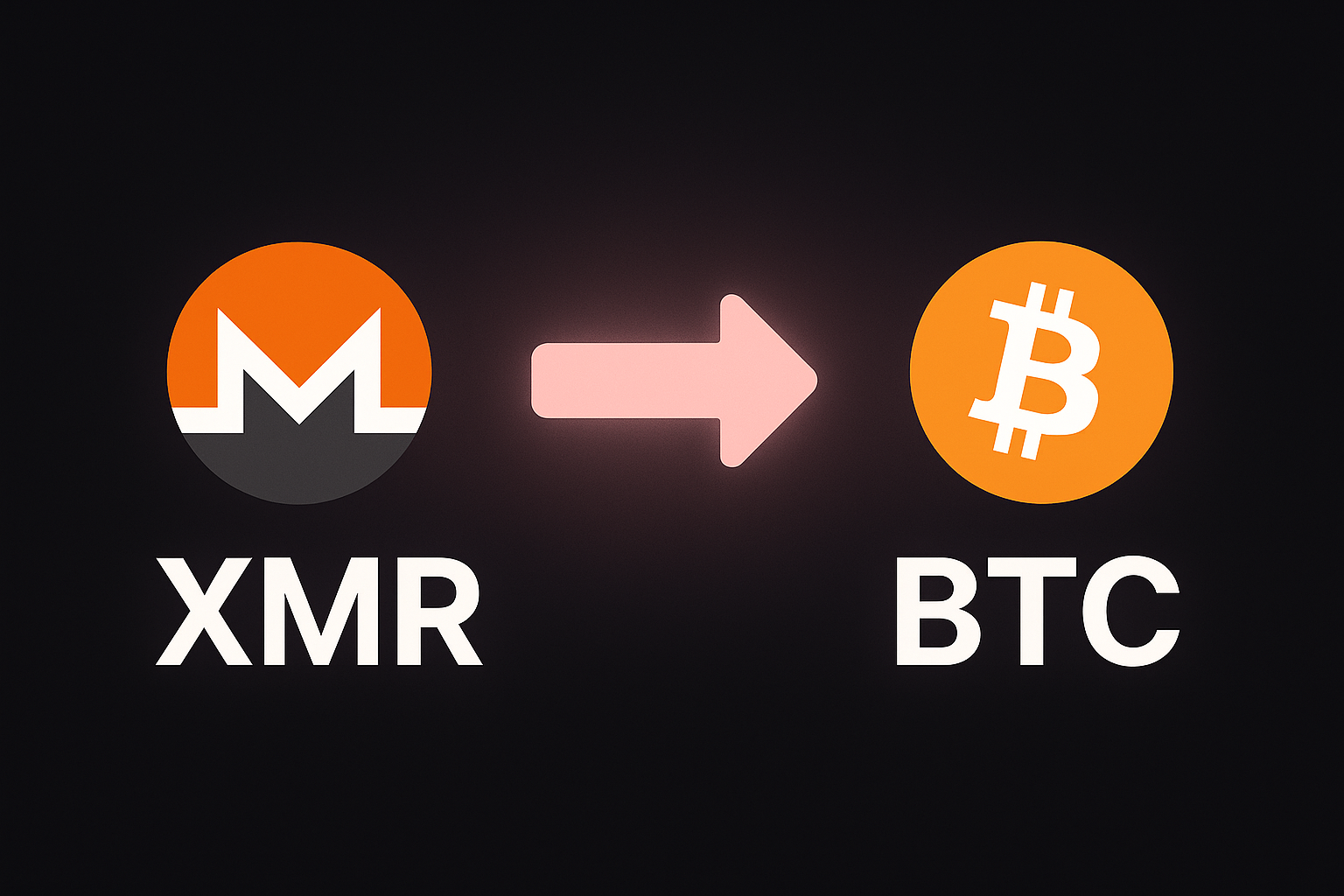 Cómo convertir XMR a BTC sin KYC